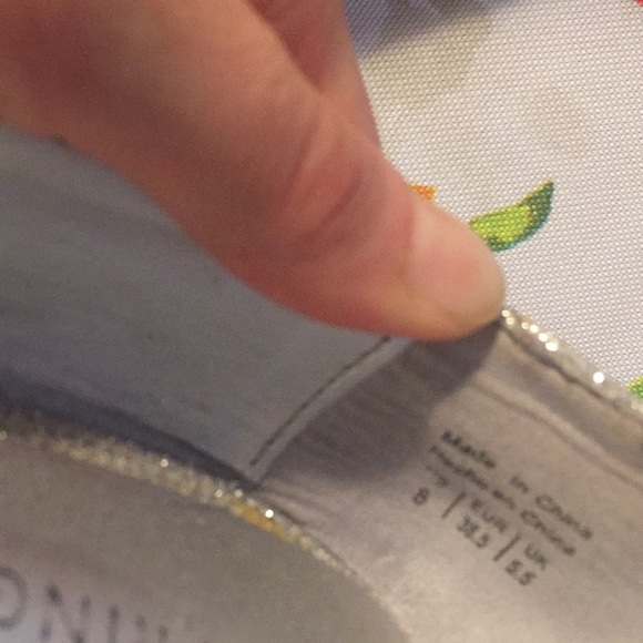 Sparkly silver Spring heels -Size 8 - Picture 6 of 6